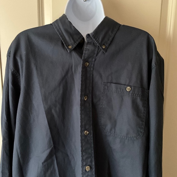 RedHead Mens Button Down Navy Shirt size Medium - Picture 3 of 8